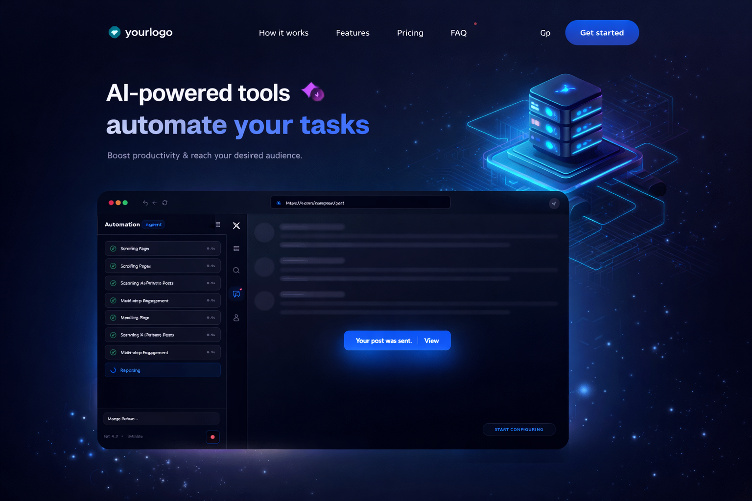 Atlas Desk AI Dashboard Preview
